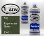 Preview: Kia, Experience Green, EXG: 400ml Sprühdose + 400ml Klarlack - Set, von ATW Autoteile West.